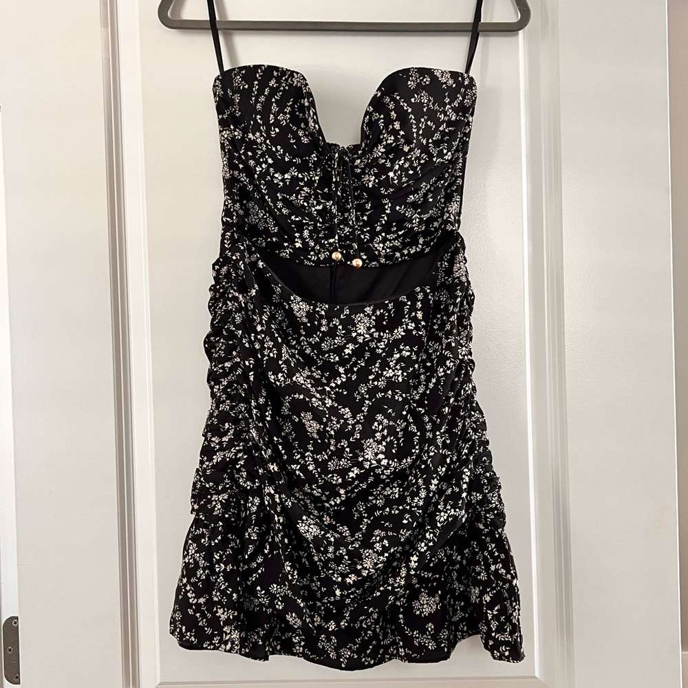 Sabo Skirt strapless cutout dress